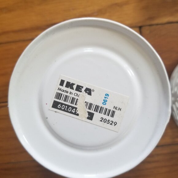 IKEA White Metal Tea Light Candle Holder Set - Picture 5 of 7